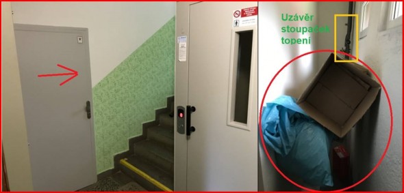 Odpad ve sklepě Osv. 8